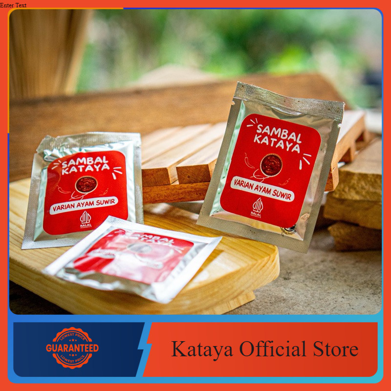 Sambal Sachet Kataya 20gr/  PAKET 10 Varian