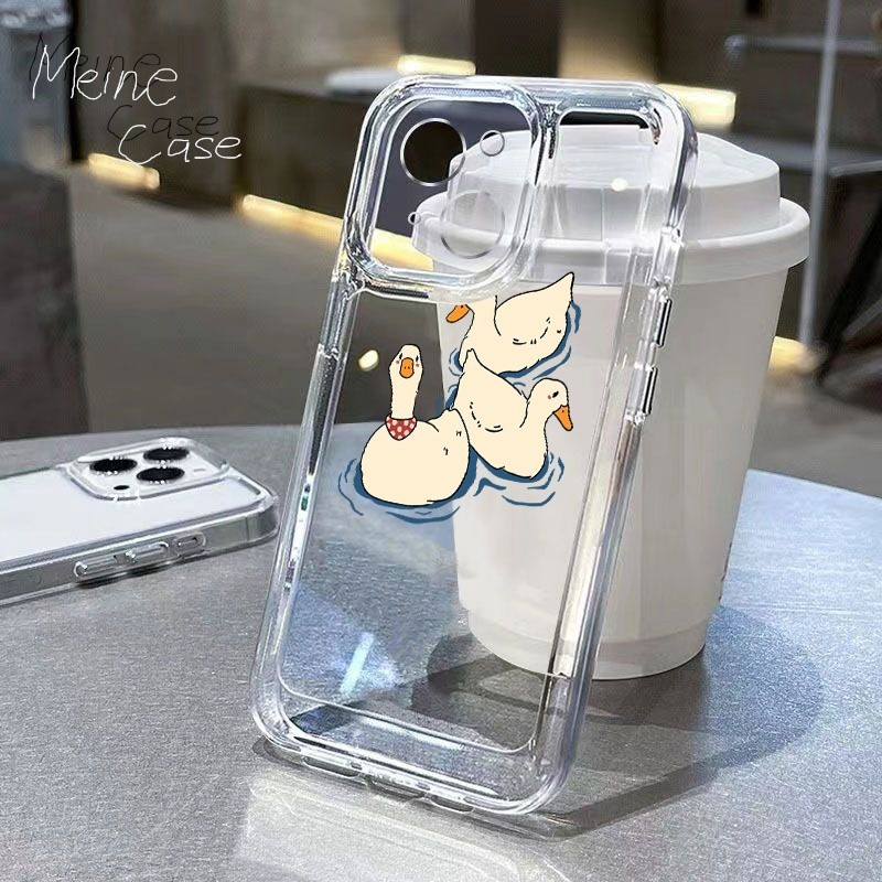 Casing Vivo Y20 Y12 Y15 Y30 Y91 Y93 Y02 Y02s Y50 Y53 Y17 Y19 Case Duck Water