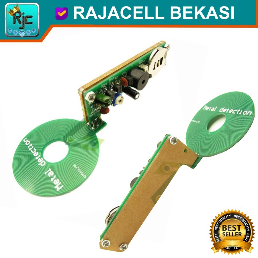 DIY KIT Metal Detector Detektor Logam Besi Belajar kit Elektronik