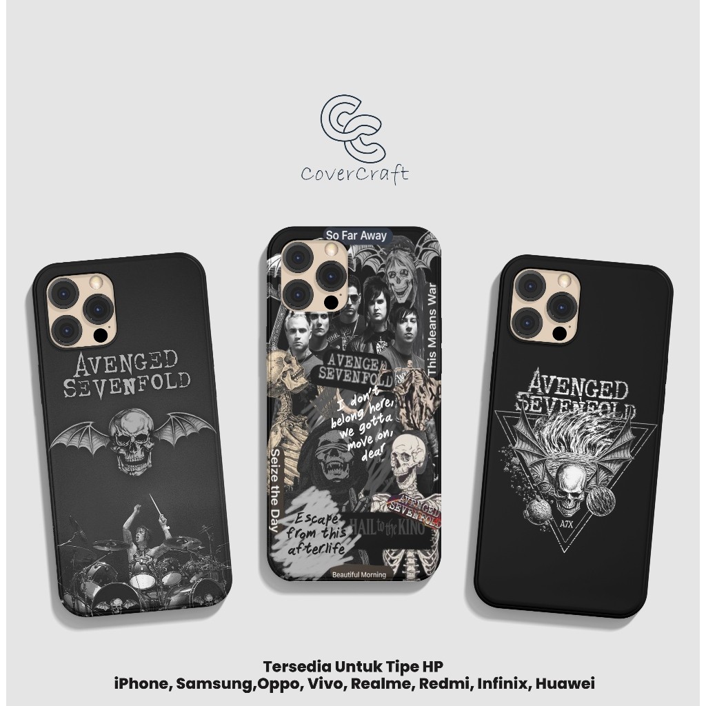 Covercraft Avenged Sevenfold painting Soft Case / Case ALL TYPE - (Bisa semua tipe hp)