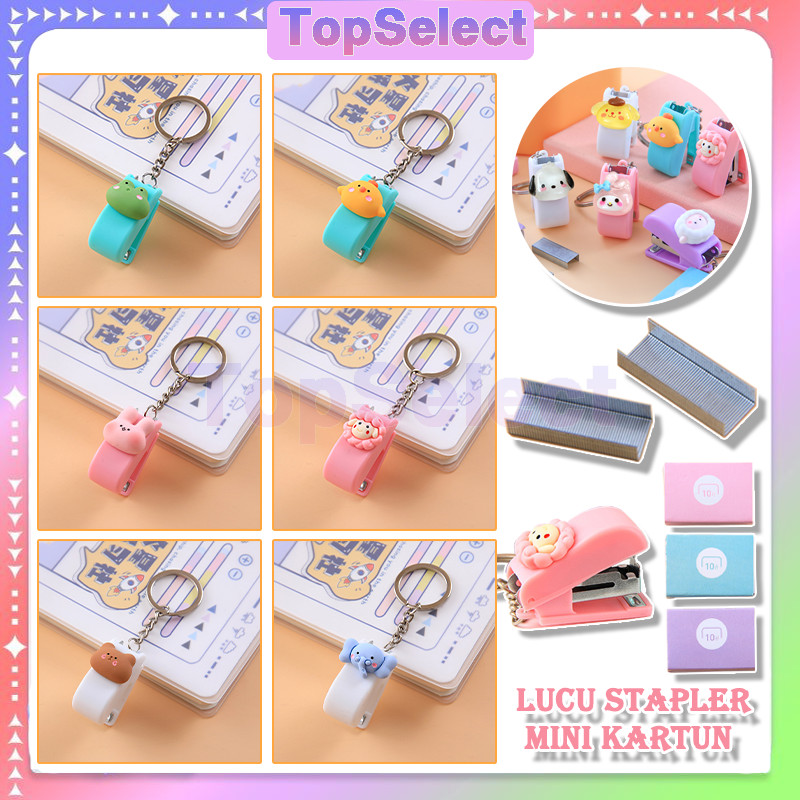 

Staples Mini Lucu Stapler/Stapler Gantungan Kunci/Color Staples Mini Ukuran Kecil Unik /Stapler Kreatif Macaron/Staples Mini Karakter Lucu/Stapler Mini Portable Cute Character