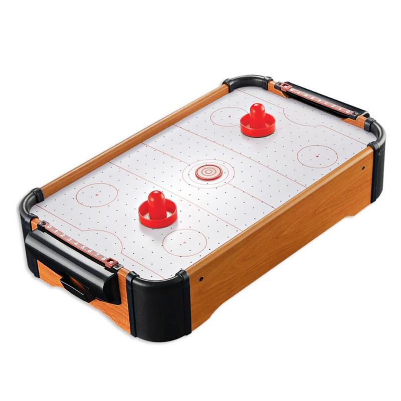 Air Hockey Board Hockey Game Pucket Board Game Portable Tabletop Air Hockey Arcade Table Battle Winn