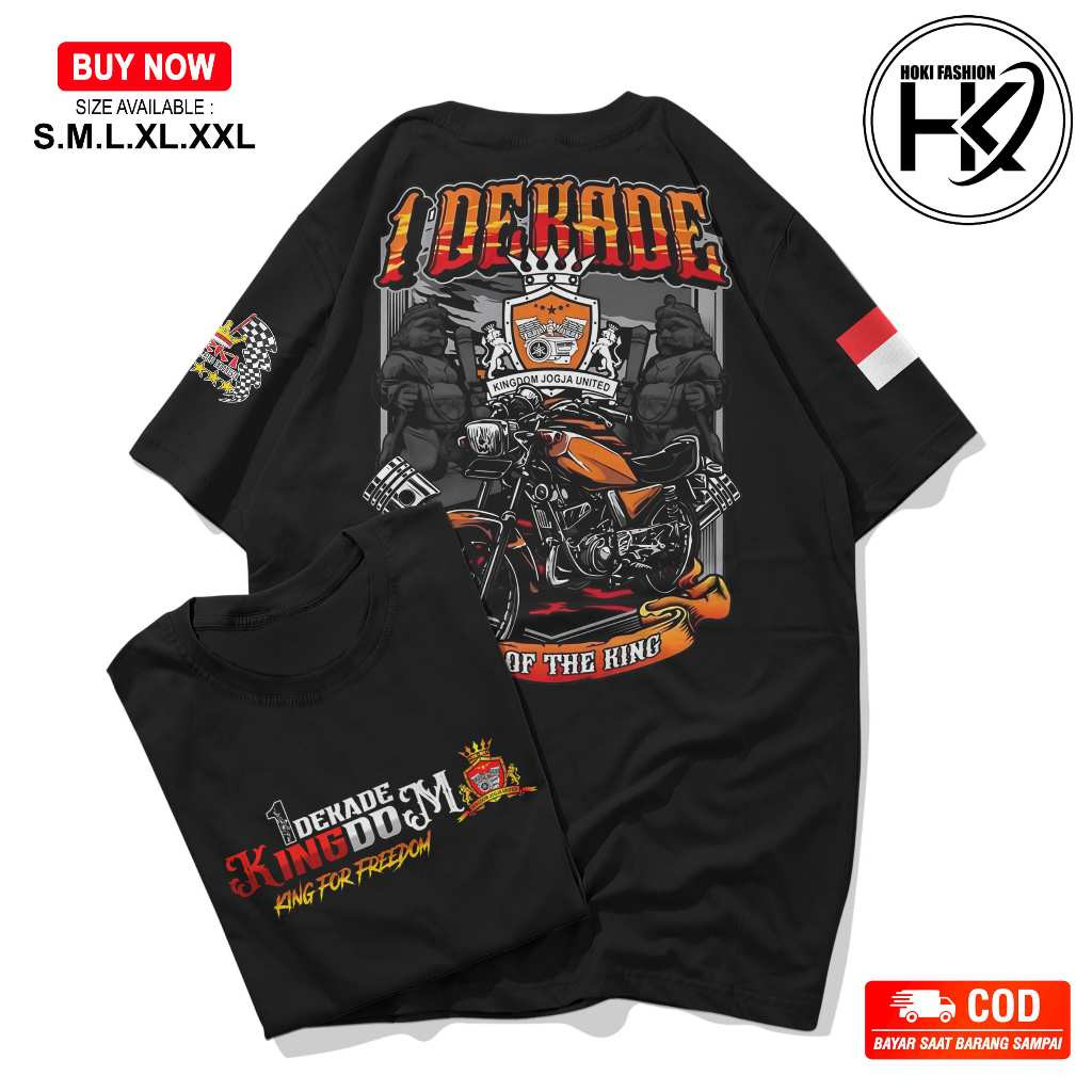 KAOS ANNIV KINGDOM JOGJA UNITED (1 DEKADE) t shirt rxking