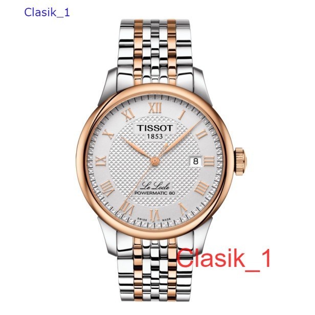 Original 100% Jam Tangan Pria TISSOT Le Locle Powermatic 80 T006.407.22.033.00 Swiss Made Garansi Re