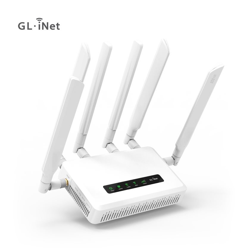 GL.iNet GL-X3000 (Spitz AX) Wi-Fi 6 5G AX3000 Gateway WiFi6 Router Multi-WAN & Detachable Antennas D