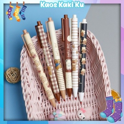 

Pulpen Gel Motif Cartoon Pulpen Pelajar Dan Kantor Pena Lucu Puru Bear 3