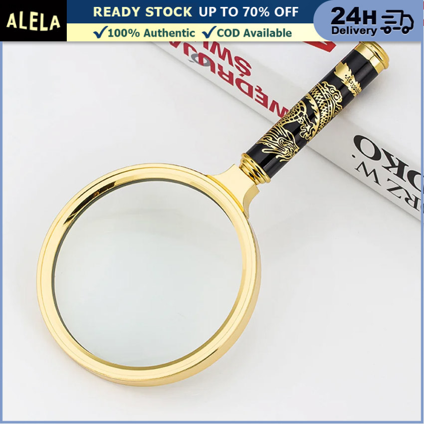 

Kaca Pembesar Loupe Magnifying Glass Motif Naga Dragon Diameter 60mm 70mm 80mm