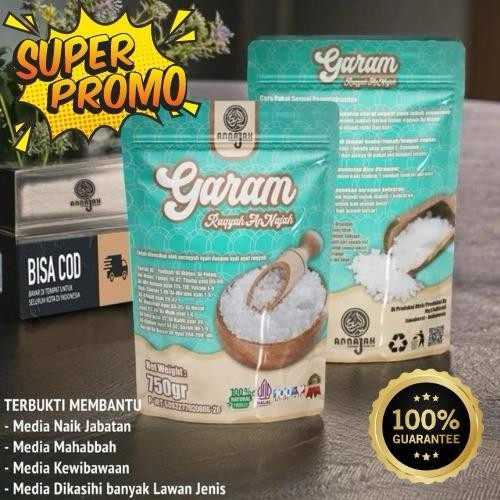 

GARAM ANNAJAH ORIGINAL 750 GR 100% ORIGINAL ASLI GARAM RUQYAH