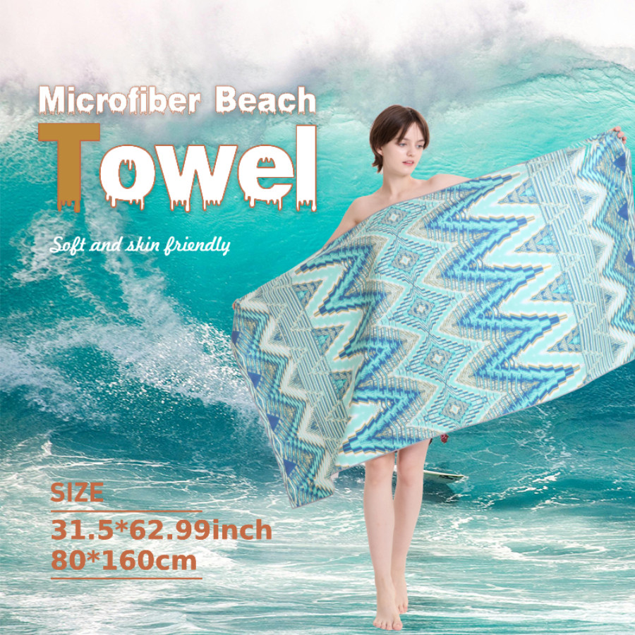 Microfiber Towel Quick Dry Towel Travel Towel Sports Towel Beach Towel Sandproof Soft Light Towel Fo