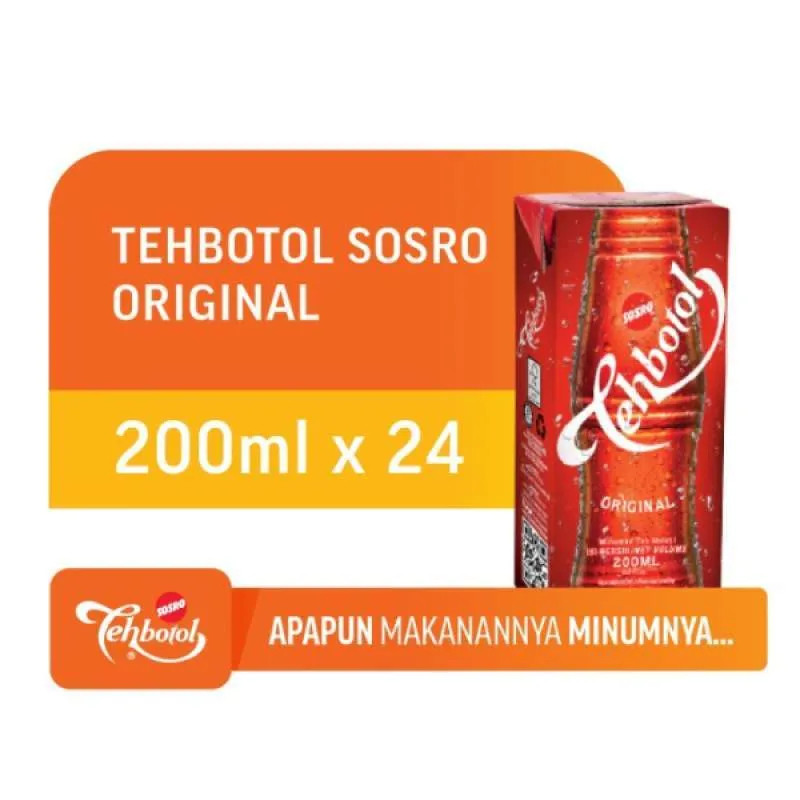 

Teh Botol Sosro Original Kotak 200 mL Per Karton