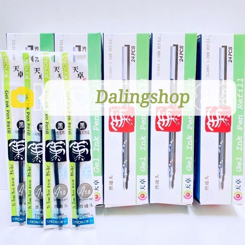 

REFILL PEN TANDATANGAN Refill Pulpen Gel INK Pen Refill TECHJOB TG308A-1.0MM DALINGSHOP
