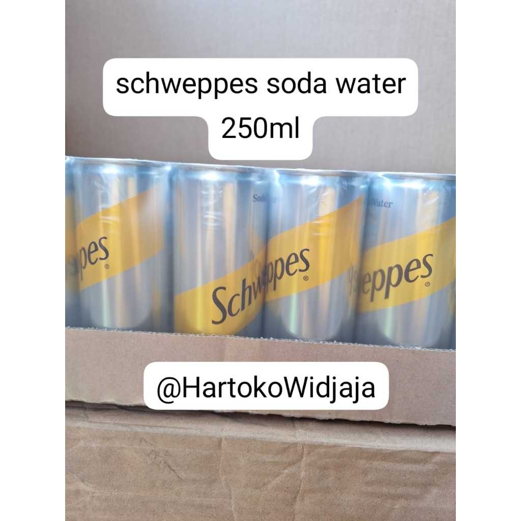 

new sale SCHWEPPES SODA WATER / AIR SODA 250ML 1 DUS ISI 24 KALENG
