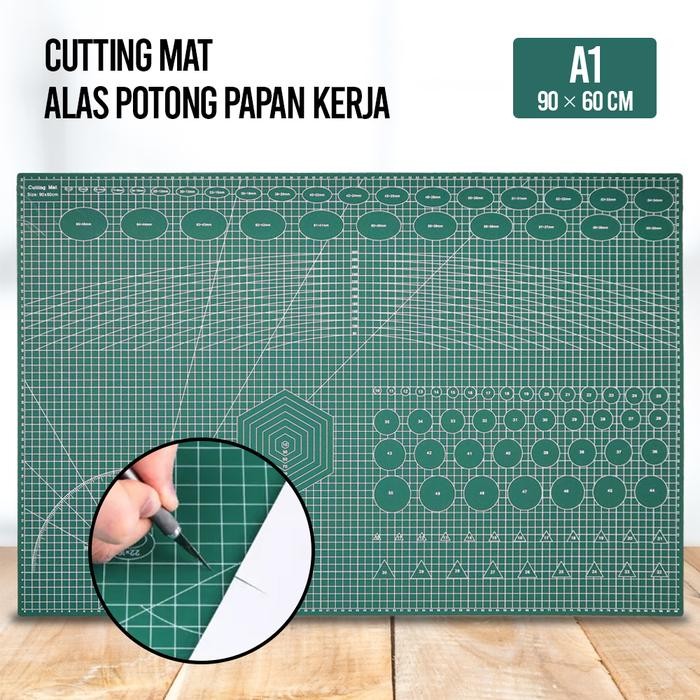 

Working Pad Cutting Mat Alas Potong Papan Kerja A1 90 X 60 Cm Qj4 Gree
