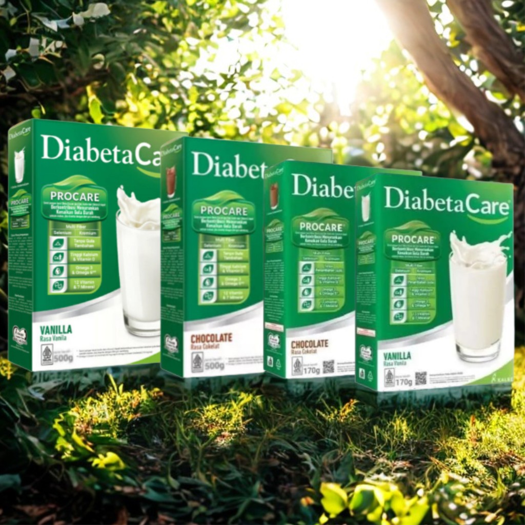 

Susu DiabetaCare 500gr 170gr Susu Diabetes Menurunkan Kenaikan Gula Darah Rasa Vanila Coklat SR