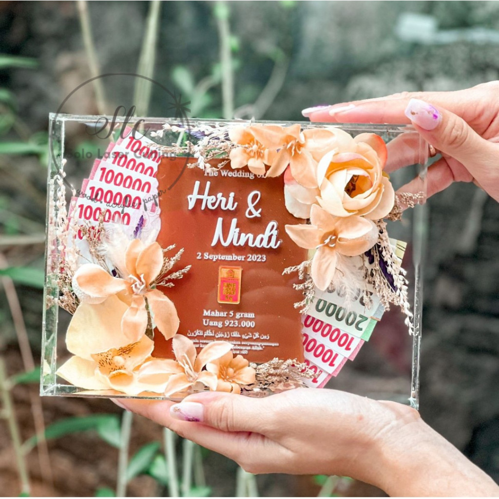 40x25 45x30 Mahar Paper Botanique Landscape Mahar GIFT ANNIVERSARY BIRTHDAY PIGURA MAHAR ACRYLIC Mah