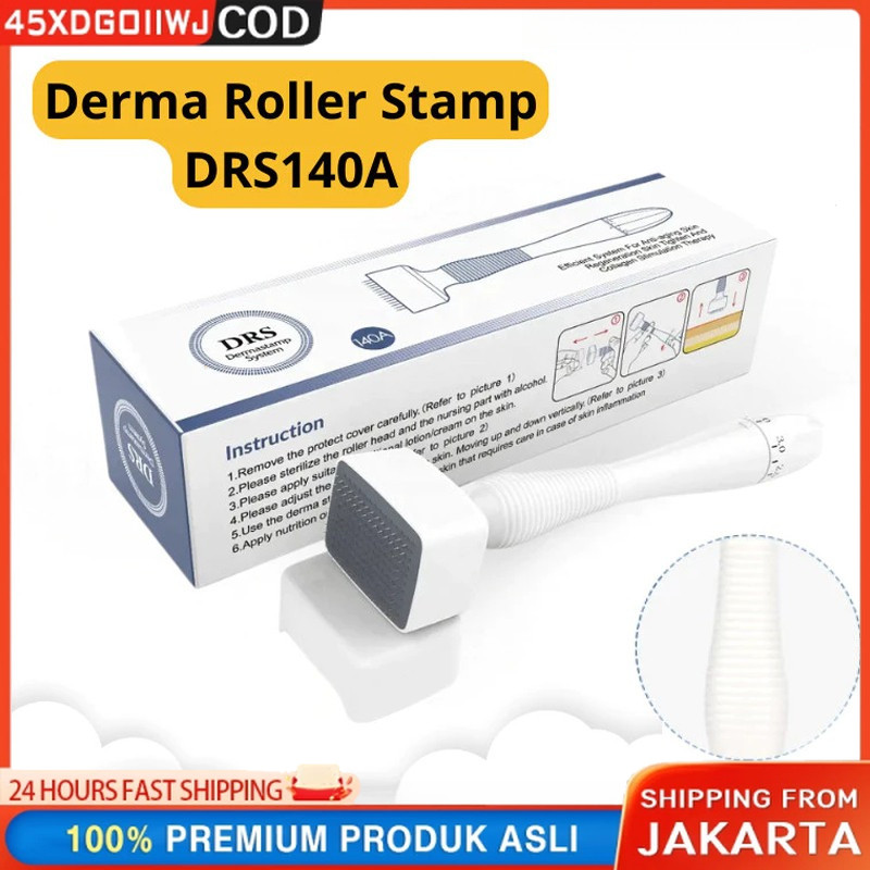 NEW GARANSI 1 TAHUN Derma stamp adjustable Derma stamp 0.5 1.5 MM Derma Roller Stamp DRS140A