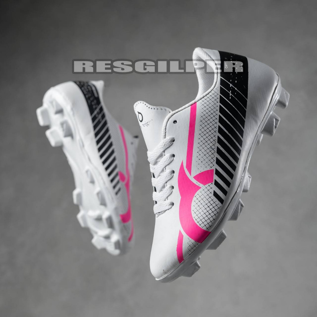 Sepatu Bola Anak Ortuseight Catalyst Liberte Putih Pink FG JR