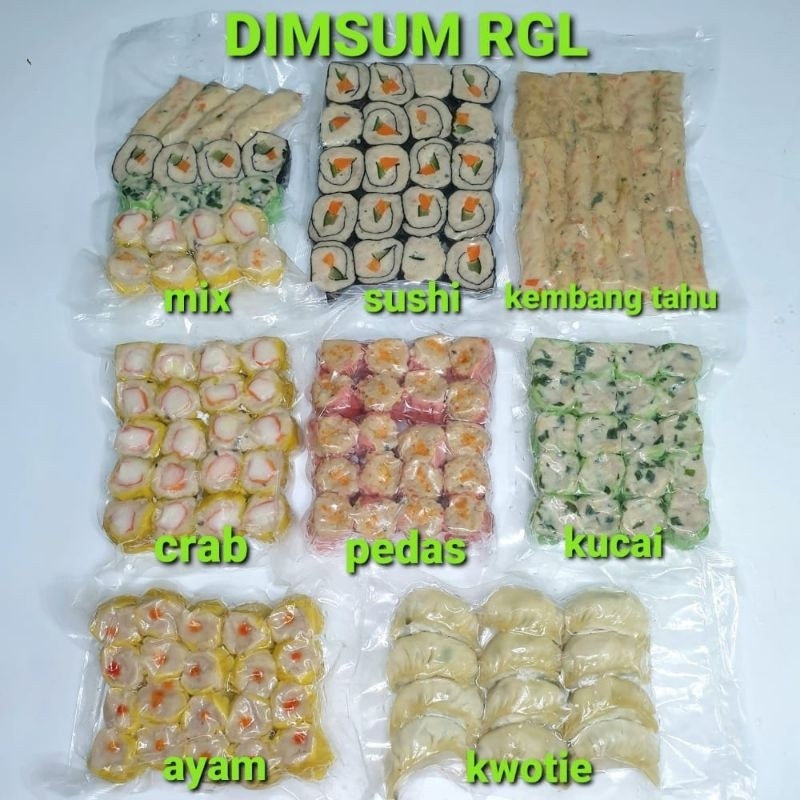 

DIMSUM KUKUS FROZEN AYAM RGL ISI 20 PC / SUSHI / DIM SUM HALAL / SUMEI / SIOMAY / SIOMEI / DIMSAM