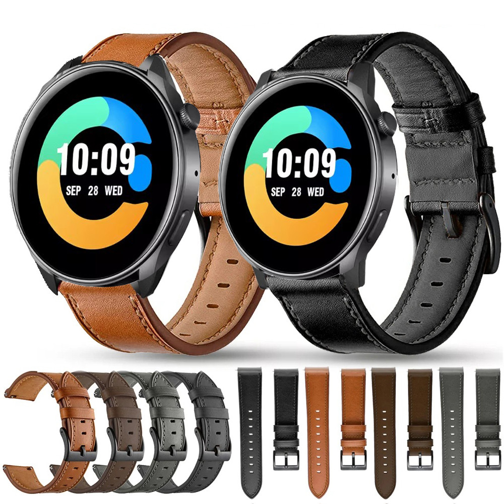 Leather Strap Watchband for COLMI V73 Smart Wriststrap Quick Releas Bracelet for COLMI V73 Watch Acc