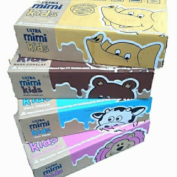 

SUSU ULTRA JAYA MIMI KIDS - 1 DUS - 40 PCS 125ml UHT ALL VARIAN MILK FULL CREAM COKLAT VANILA STRAWBERY