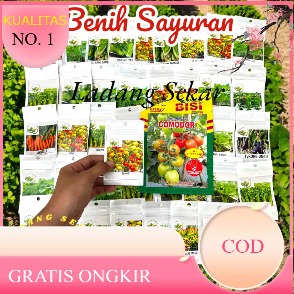 Kemasan Benih Sayuran Lengkap Benih Sayuran | Benih Tomat