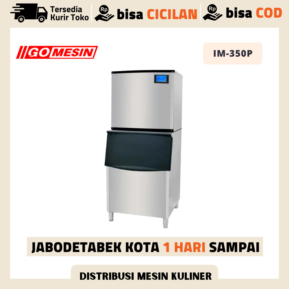 Mesin Es Batu Kristal Gomesin IM-350P Mesin Pembuat Es Batu Kristal Otomatis Ice Maker Cube