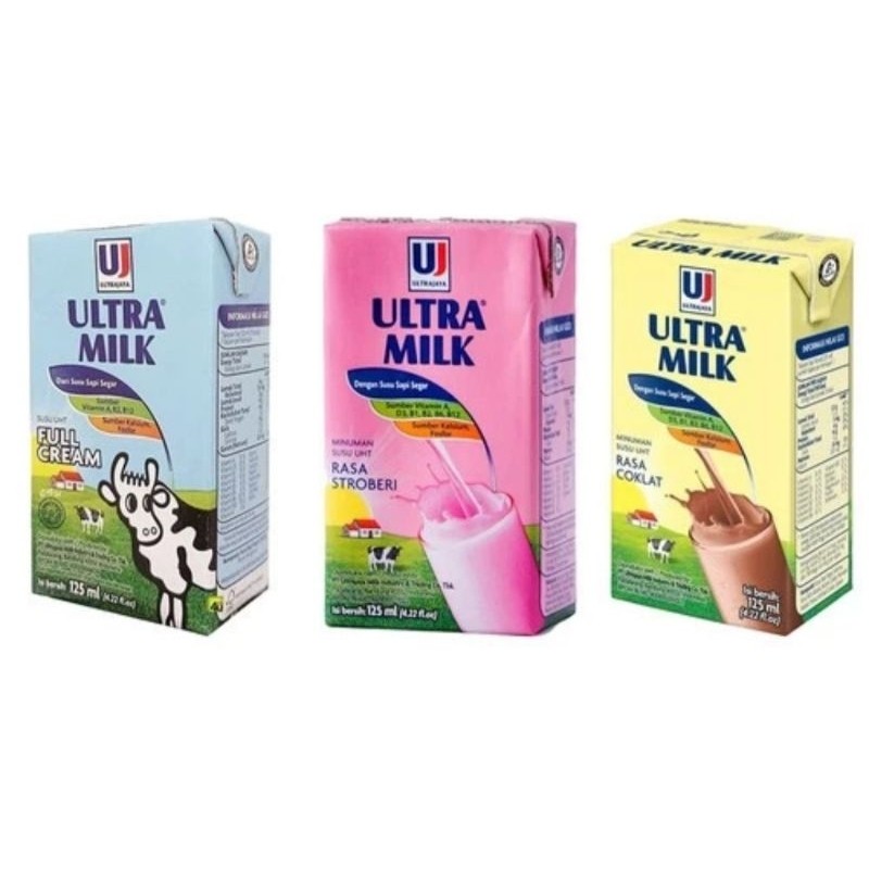 

New Susu Ultra Milk UHT Kotak 125ml isi40PcsPremium