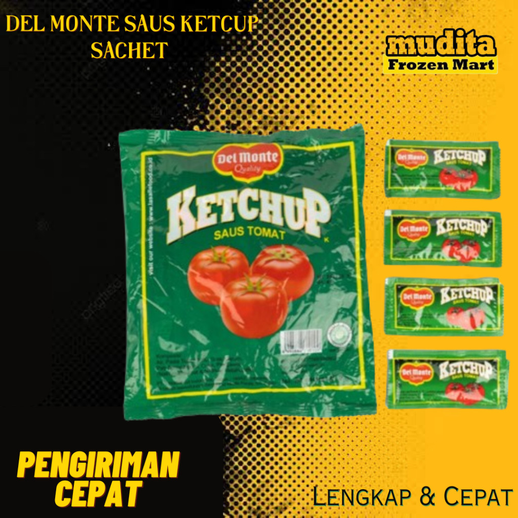 

Del Monte Saus Tomat Ketchup Kemasan Sachet