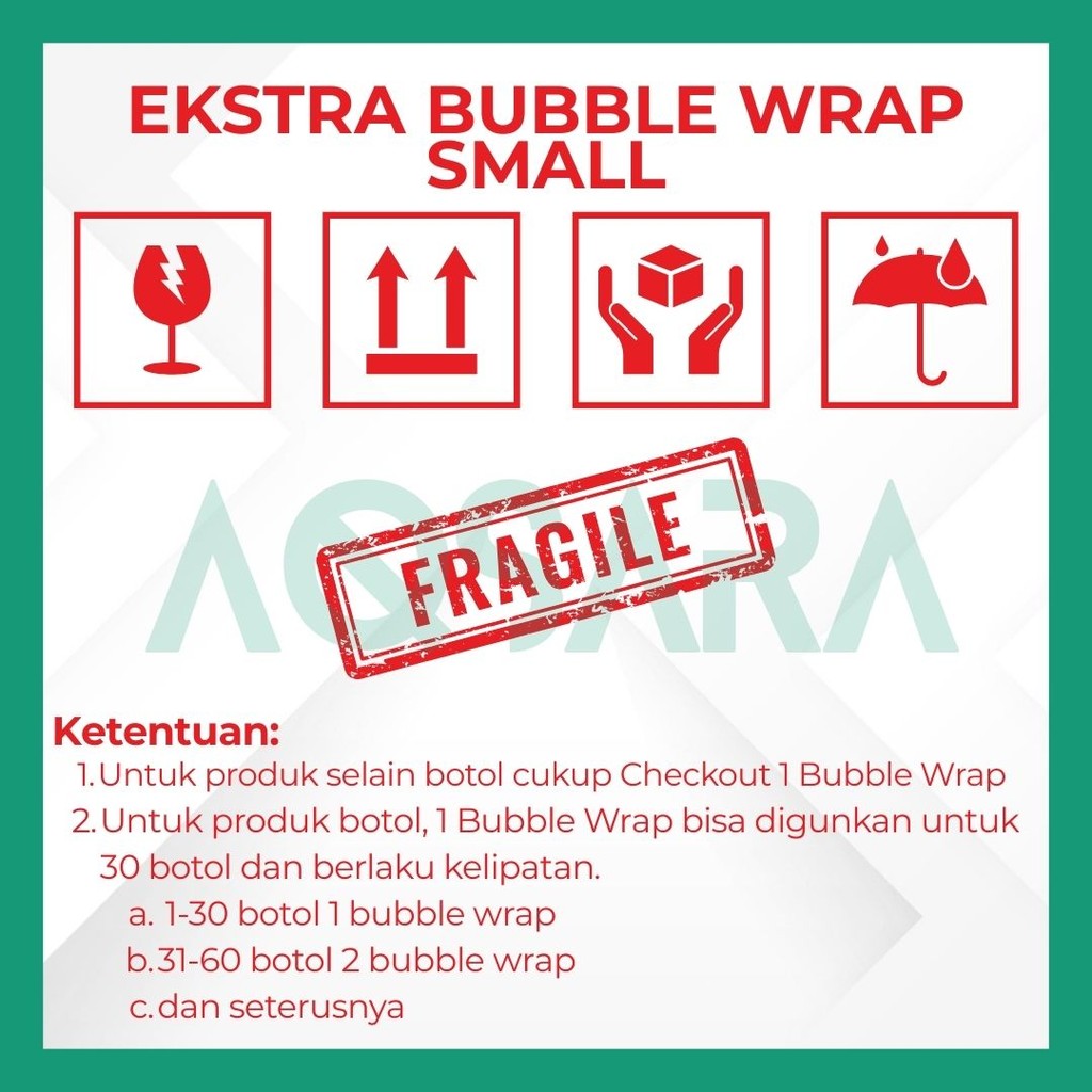 

Xtra Bubble Wrap Xtra Pengaman Ukuran Kecil [Small]