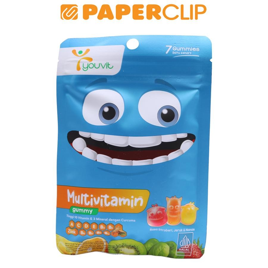 

MULTIVITAMIN FOR KIDS YOUVIT GUMMY 7S