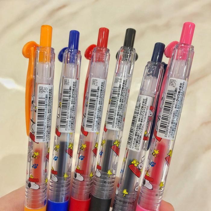 

Zebra Sarasa Snoopy Clip Head Snoopy Limited Edition - Red