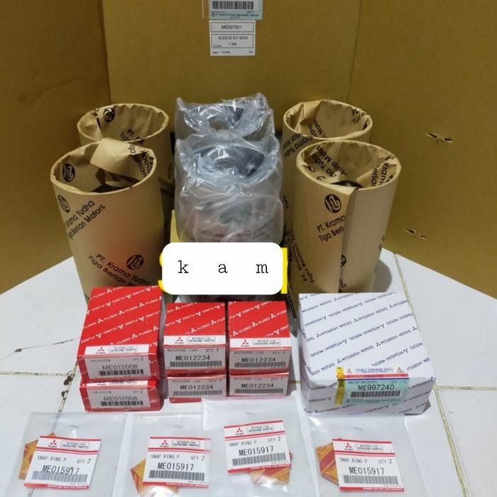 liner boring buring foring kit komplit colt diesel ps120 4D34 top grade