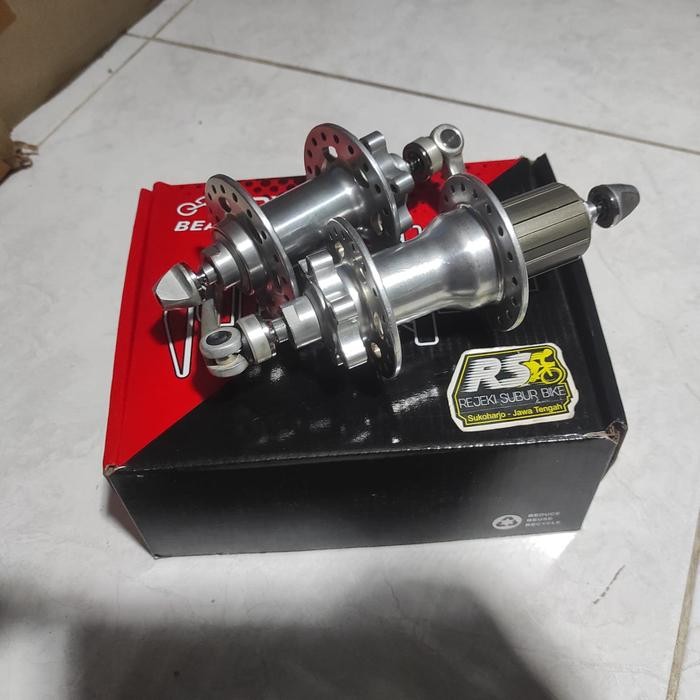 Custom warna silver Hub Freehub OXO Pro-2 model terbaru sealed bearing lubang 36 / 36H 32 / 32H jang