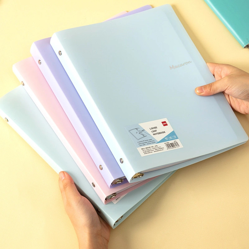 

Deli | Buku Binder (Loose Leaf) Macaron FREE REFILL 10 lembar | A5 & B5 | N02XA