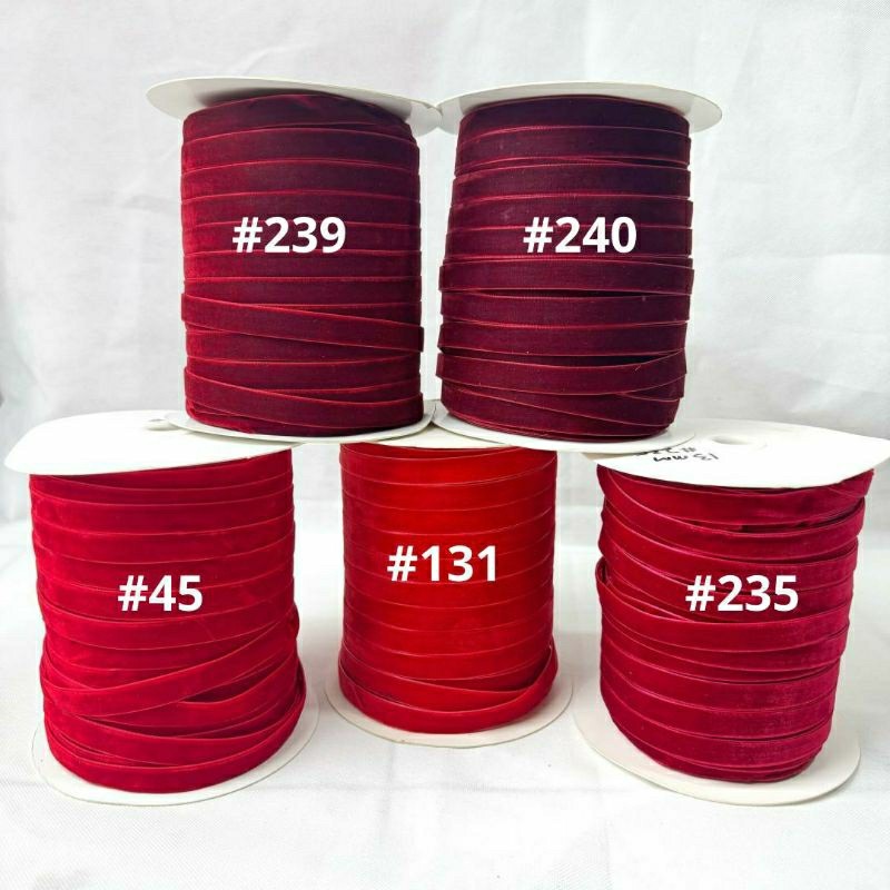 

1 Yard - 1.3cm NP | Pita Velvet Import | PIta Beludru