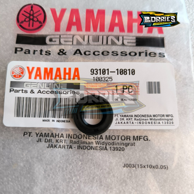 SEAL BAK KOPLING JUPITER Z. VEGA R NEW 93101-10810 ORIGINAL YGP YAMAHA GENUINE PARTS