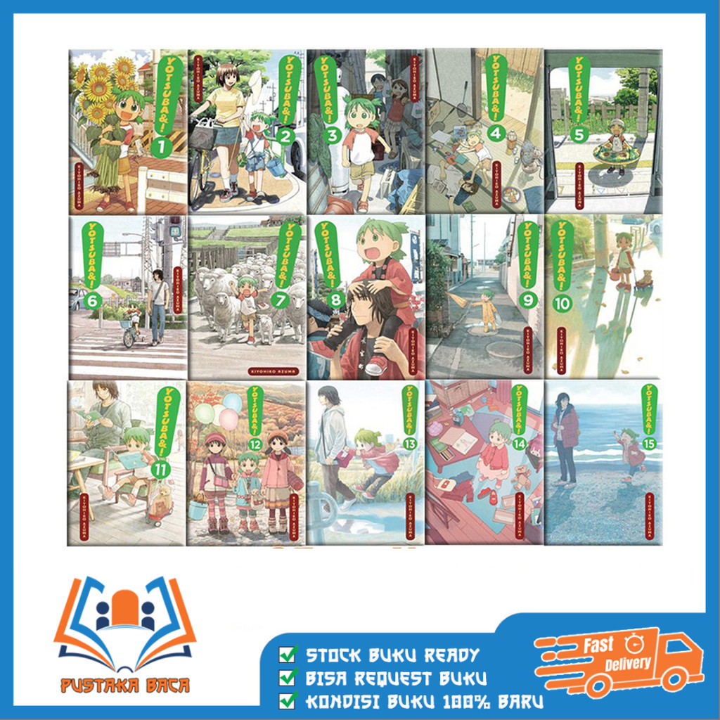 Yotsuba Manga, vol.1-15 (English)