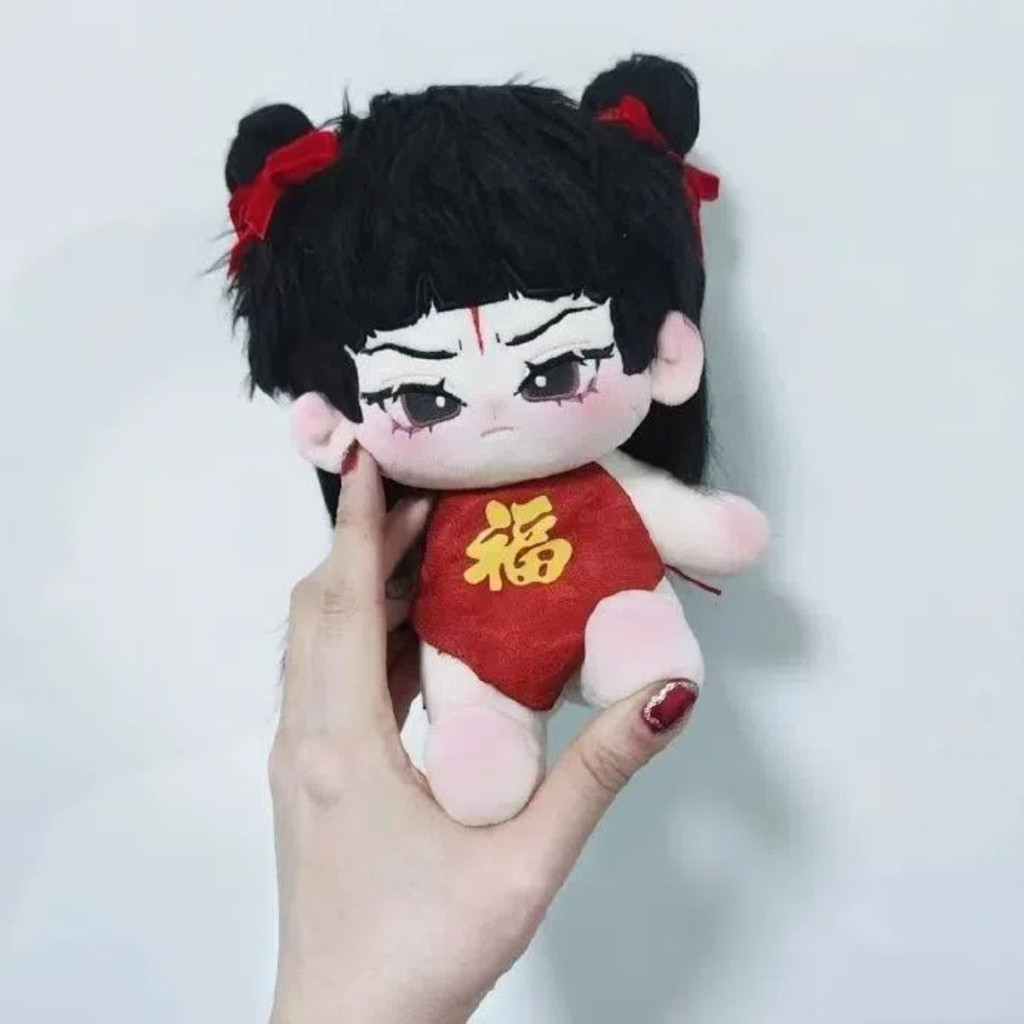 20cm Anime Nezha: The Devil Boy Comes To The World Nezha Anime Figures Cosplay Plush Doll Toy Collec