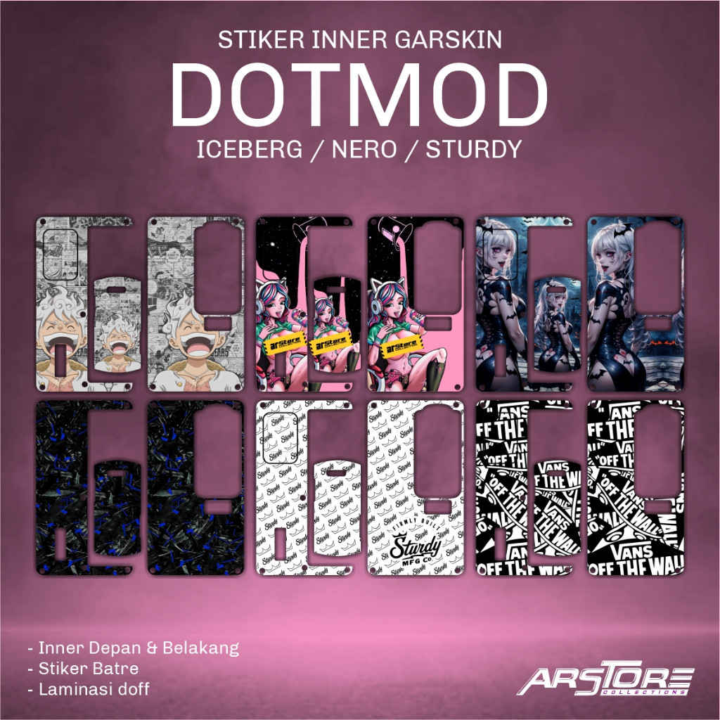 

Stiker Inner Garskin Dot Ice berg