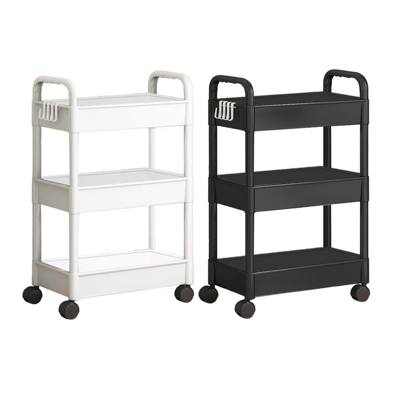 

Mobile Bookshelf Trolley Household Kitchen Organizers And Storage Rack Home Bathroom Cart With Wheels Living Room Snacks Shelves