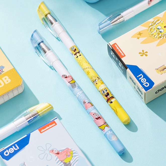 

Deli Pulpen Gel / Gel Pen 0.5MM Tip Spongebob Special Edition EG91