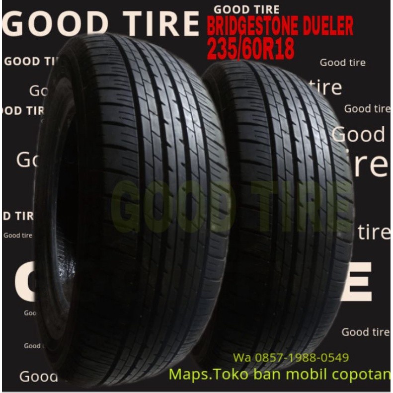 PROMO BRIDGESTONE DUELER 235-60-18 R18 RING 18 COPOTAN SEKEN SECOND BEKAS MOBIL CRV PRESTIGE TURBO H