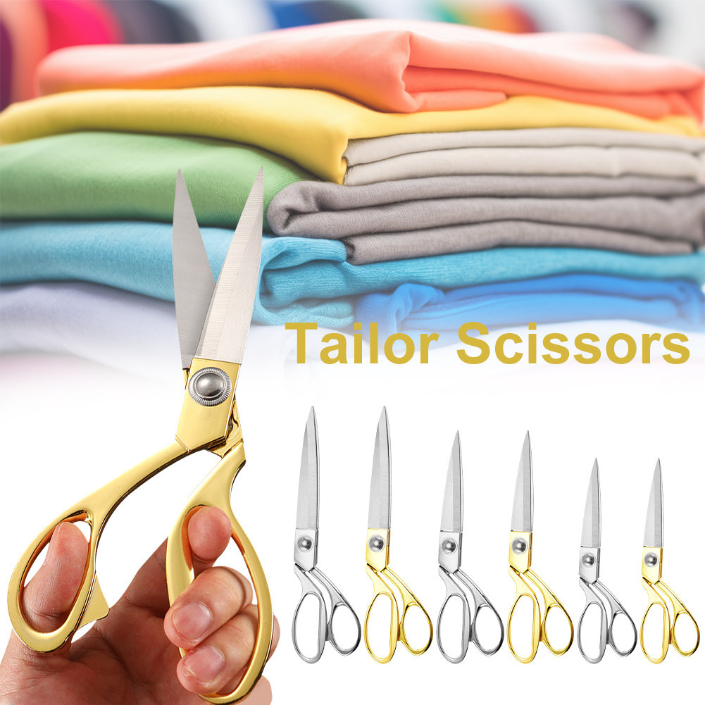

Gunting Bahan Kain/Gunting Kain Jahit Baja Galvanis Tajam Profesional/Textile Scissors Tailor Scissors/Gunting Pemotong Kain/Tailor Scissors/Textile Scissors/Gunting Penjahit / Gunting Pegas Berbentuk U
