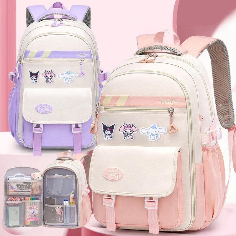 TAS SEKOLAH ANAK PEREMPUAN MODEL KULKAS KUROMI TAS SEKOLAH ANAK CEWEK SEKOLAH MODEL IMPORT CO