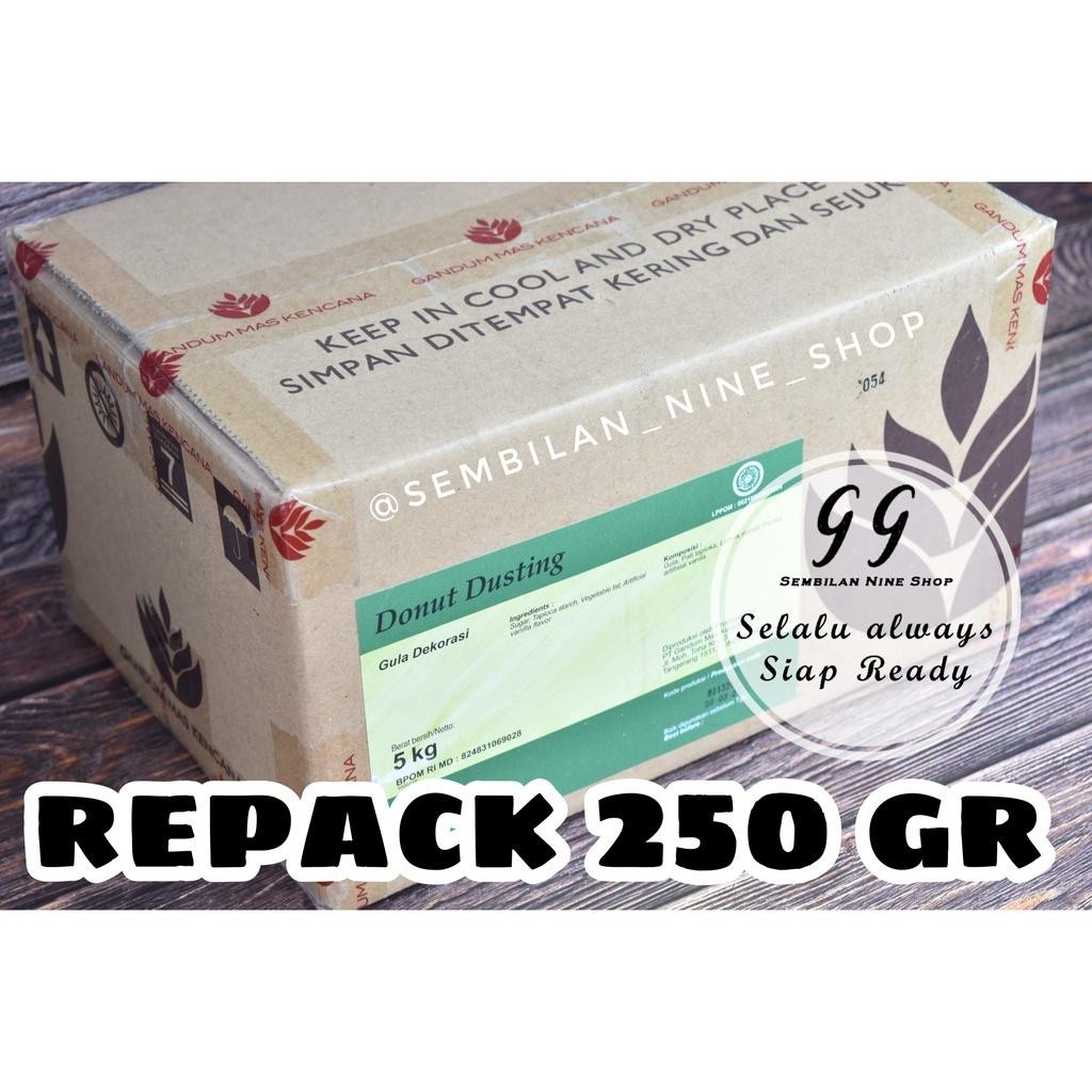 

Donut Dusting GMK 250 Gram Gandum Mas Kencana Bubuk Gula Dingin Donat