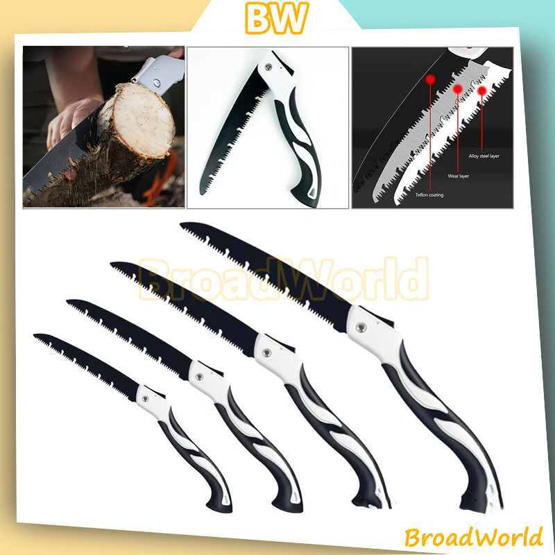 BW Gergaji Kayu Lipat Gergaji Lipat Jepang Pisau Lipat Gergaji Kayu Perkakas Mata Pisau250-300mm Ger