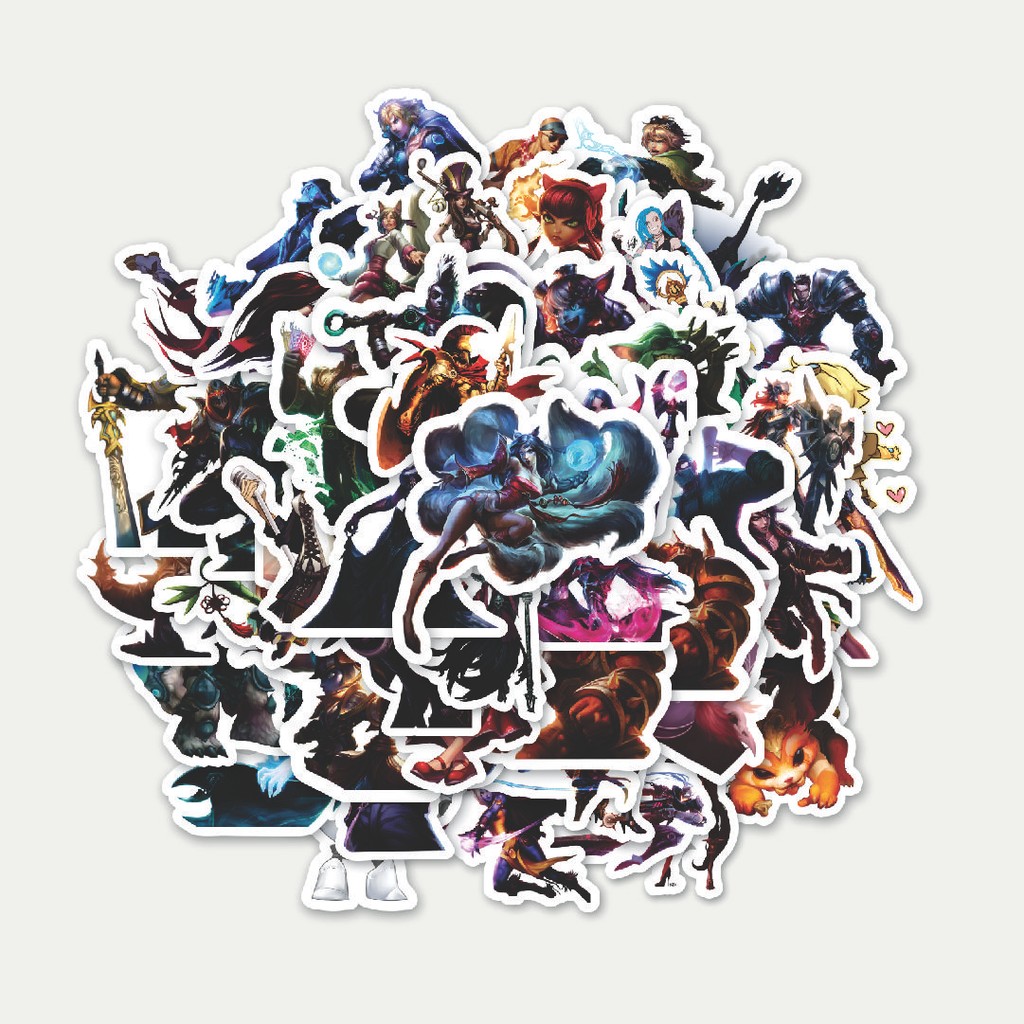 

Sticker Pack Stiker Kartun League Of Legends Skin 8 | Sticker TUMBLR | Stiker LAPTOP KOPER HELM