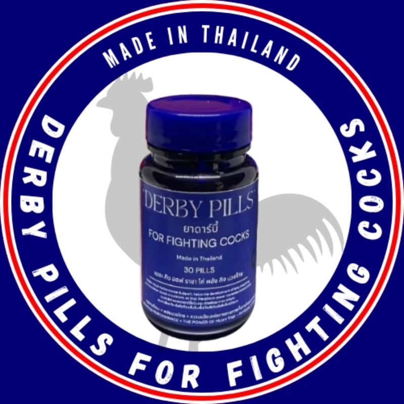 DERBY PILLS DOPING AYAM ADUAN - Import Thailand 100% Original Obat ayam aduan, obat doping taji ayam