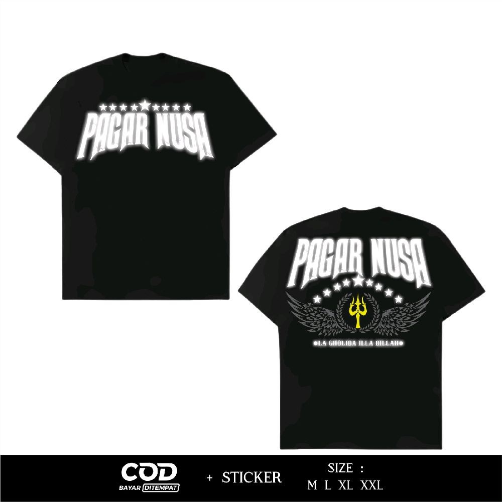 Kaos Reflektif Pagar Nusa Laa Gholiba illa Billah By Gallery Atribut AB3