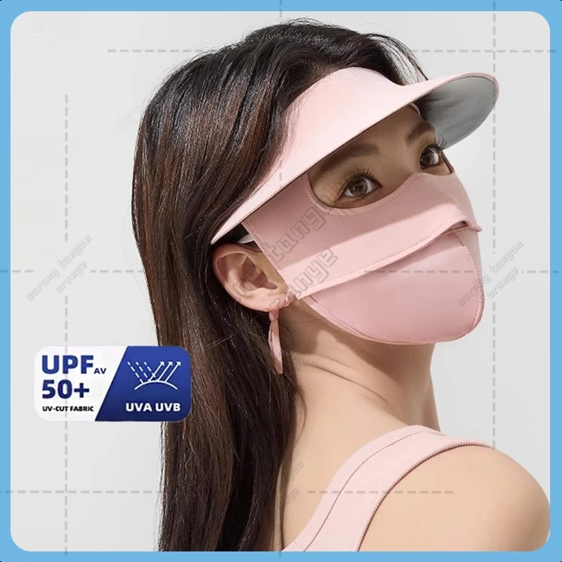 Masker Anti Uv Masker Full Face Masker Motor Masker Uv Protection Masker Kain Tebal Dan Bagus